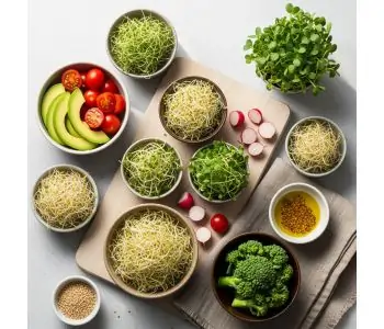 Receitas com Brotos Frescos: Como Usar Brotos na Cozinha para uma Vida Saudável