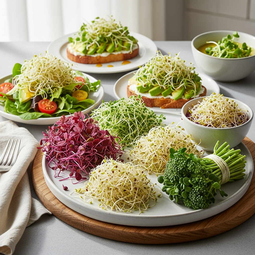 Receitas com Brotos Frescos: Como Usar Brotos na Cozinha para uma Alimentação Saudável